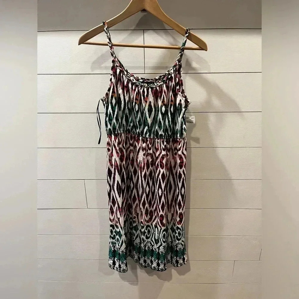 BNWT- Style & Co Rainbow Zebra Dress- Size Medium